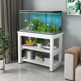 鱼缸架子钢木金属鱼缸承重架鱼缸底柜底座鱼缸水族箱架铁艺多层架