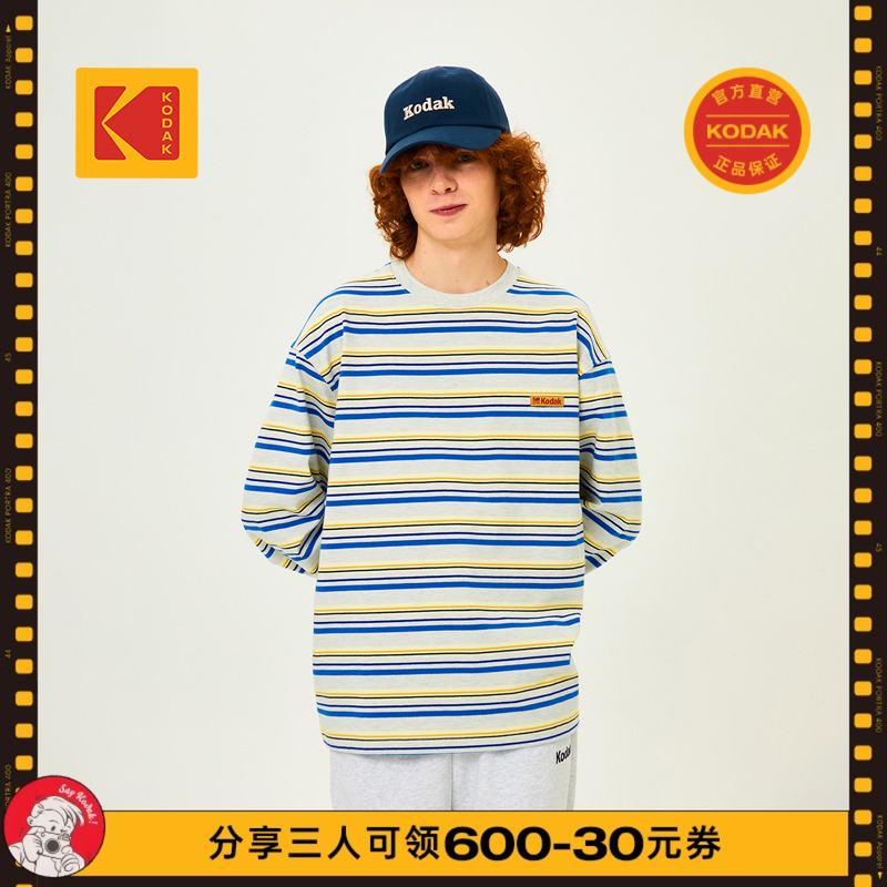 Kodak男女同款时尚潮流长袖上衣