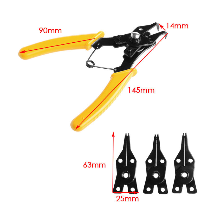 4-in-1 Snap Ring Pliers Plier Circlip Combination Retaining