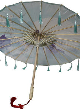 模特走秀道具伞女生高颜值古风杭州西湖油纸儿童舞蹈日式和风装饰