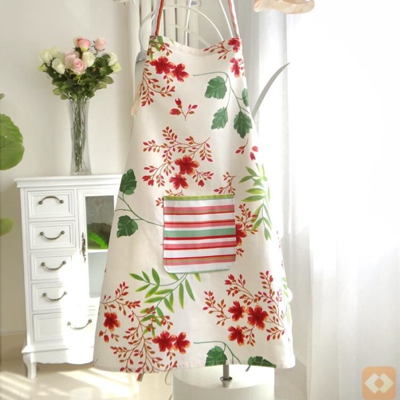 超好看的围裙女士漂亮时尚2023年新款高端大气家用厨房网红同款可