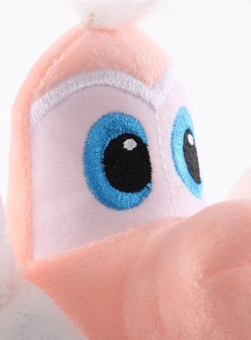 Juguete de peluche de cerdo blanco de dibujos animados de