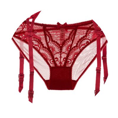 Sexy lace ms black temptation garters underwear suits