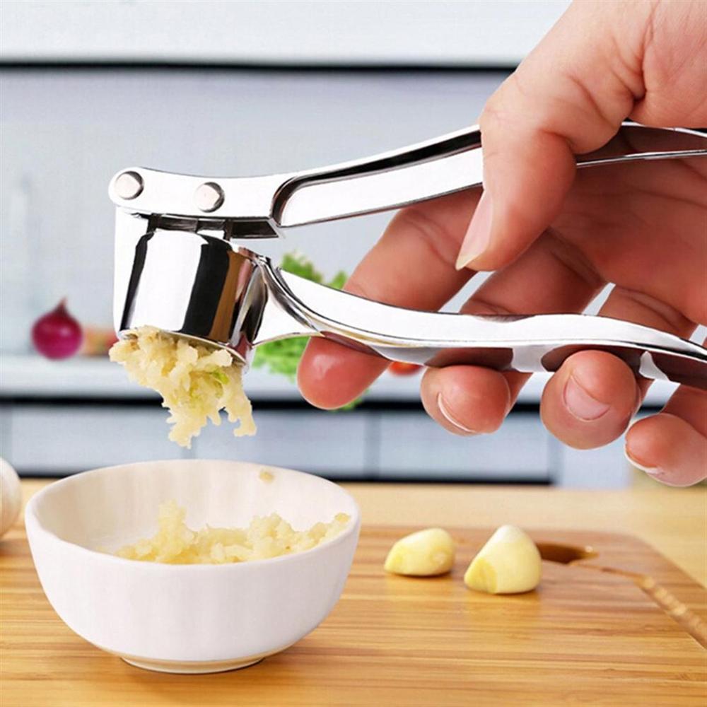 Garlic Press Stainless Steel Home Cooking Vegetables Ginger