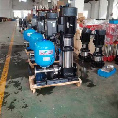 立式轻型变频增压泵工地临时用水自来水二次恒压供水设备多级水泵