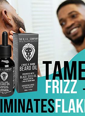 Beard Oil for Men by The B.I.G. Company - 24h Non-Greasy Dee