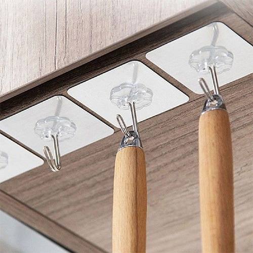 20X Strong Transparent Suction Cup Sucker Wall Hooks Hanger