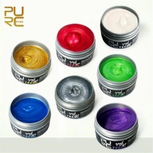 purple hair color PURC dye gray instrant wax grey