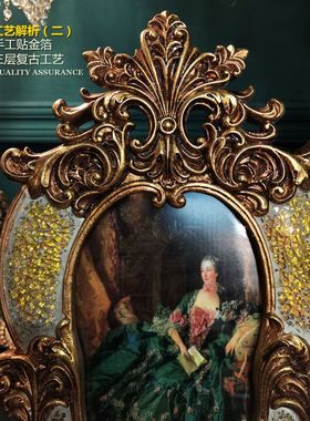 法式欧美式高端纯手工复古艺术摆件别墅客厅书房卧室玄关桌面装饰