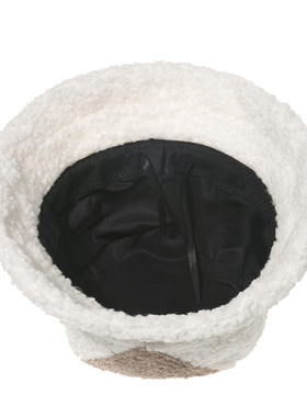FOXMOTHER New Fashion Hip Hop White Lamb Wool Gorros Fishing