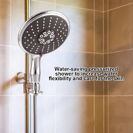 Adjustable large shower head  bath rain shower filter for
