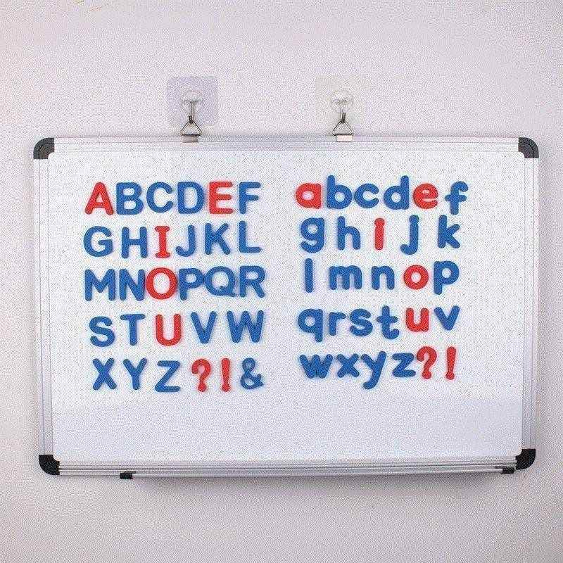 Magnetic vowels, capitals, lowercase letters,error