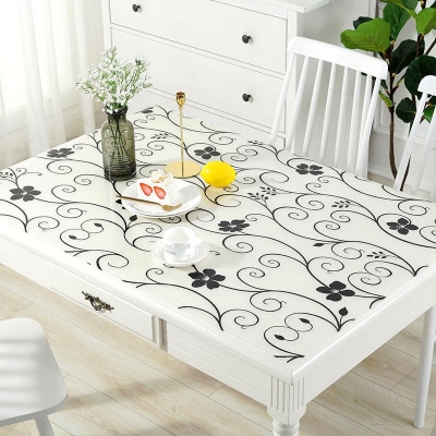 Transparent table mat waterproof cKoffee tablie tablecloth