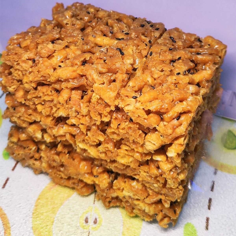 安徽老式糖散怀旧零食硬脆沙琪玛花生味脆传统香脆散装