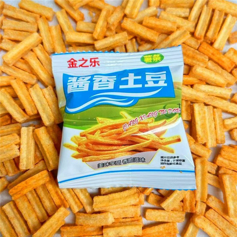 酱香土豆薯条批发一整箱小包饭店招待食材8090后怀旧零食休闲食品