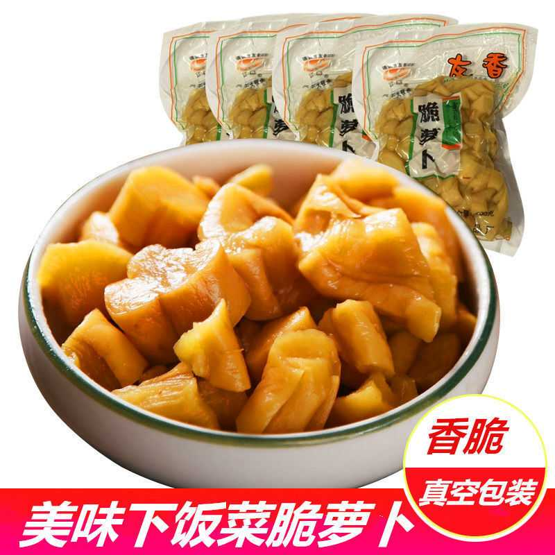 萧山脆萝卜 推荐 萧山萝卜干 香脆萝卜条下饭菜腌菜酱菜泡菜258克