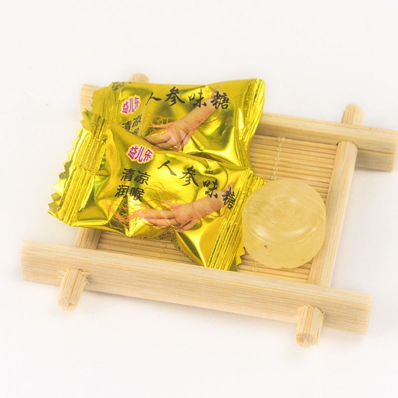 人参味糖果老牌子硬糖清凉润喉散装糖果招待零食休闲糖果益儿乐