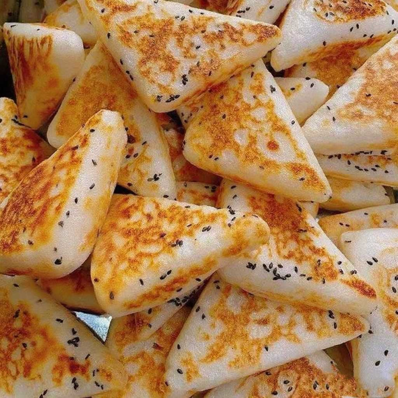 小三角粑粑米糕即食早餐半成品三角糯米糕大米微波炉