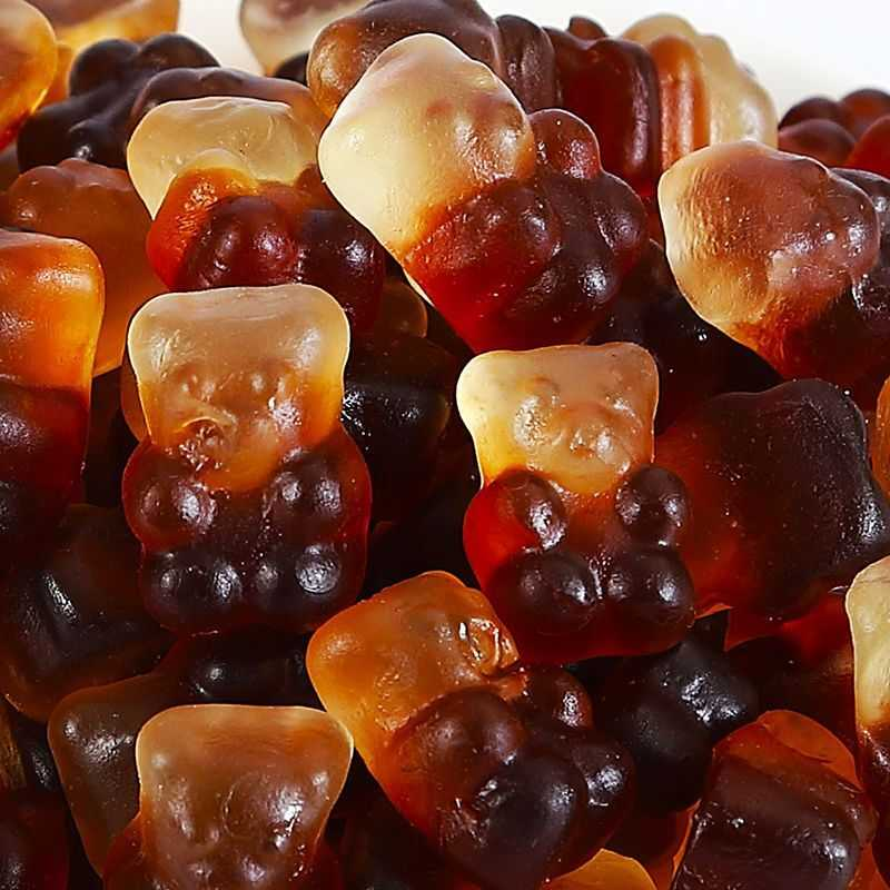 小熊软糖可乐味橡皮糖零食健康解馋糖果软糯可口超有嚼劲果味浓郁