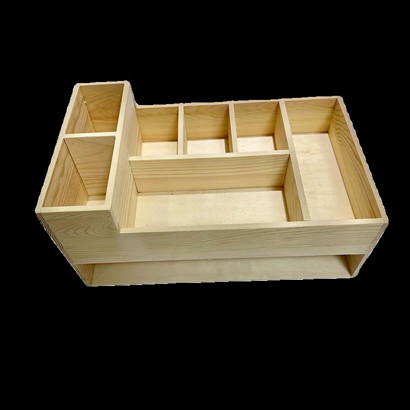 热销讲台教具收纳盒教室讲桌粉笔盒收纳盒多功能粉笔双层收纳盒实