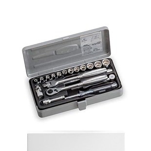 插入角6.35mm银色19件套 KTC扭力棘轮扳手套装 热销 直邮