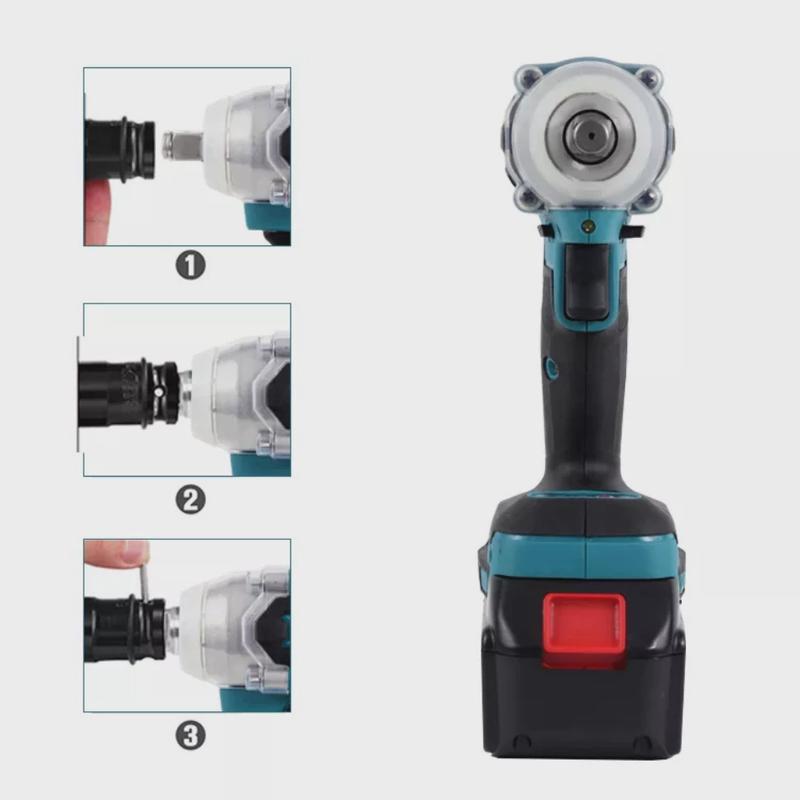 热销18V锂电扳手无刷电动扳手架子锂电风炮扳手充电电钻