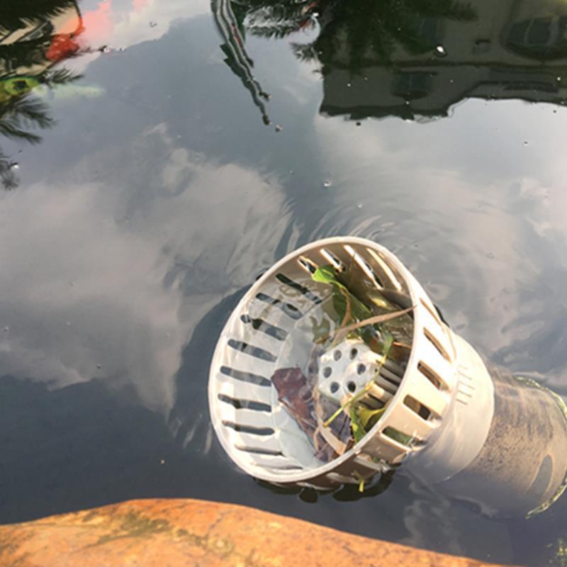 日胜排水口锦鲤鱼池水面撇渣器池塘过滤设备树叶收集器面吸口