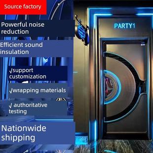 不锈钢私家门源厂家专业定制Ktv门Ktv隔音门条夜光门防火门