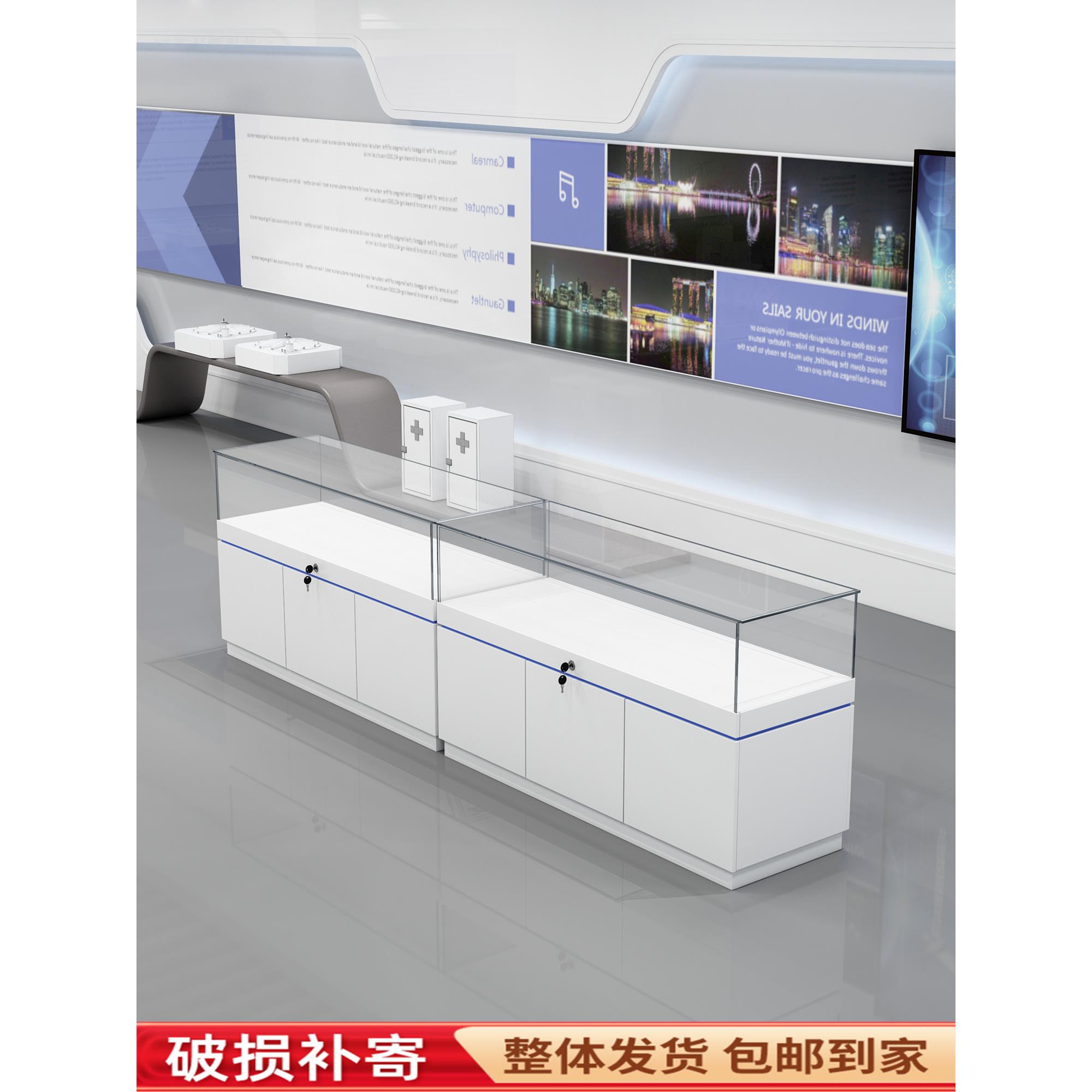 珠宝首饰展示柜博物馆古董文物陈列柜产品展览展示台商场玻璃展柜