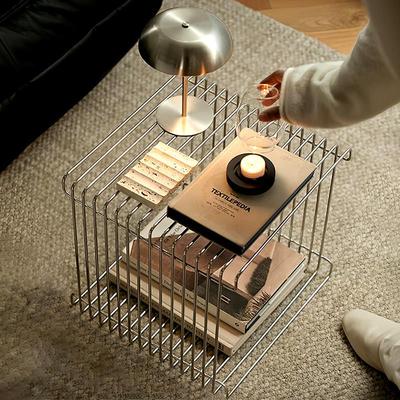 中古设计师方形沙发边几家用简约创意组合床头置物架包豪斯小茶几