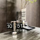 创意个性 VIELE 欧式 自动翻页时钟桌面摆件简约覆古家居座钟座钟