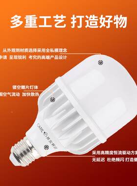 开尔照明LD金刚新柱球形泡大功E率球形节能开尔LED灯E40大螺品口