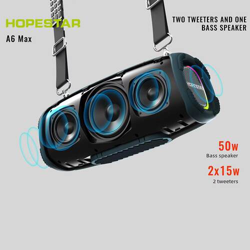 HOPESTAR/华达 A6OESTA A6MAX户外便R携无线蓝牙音H箱手提背带重