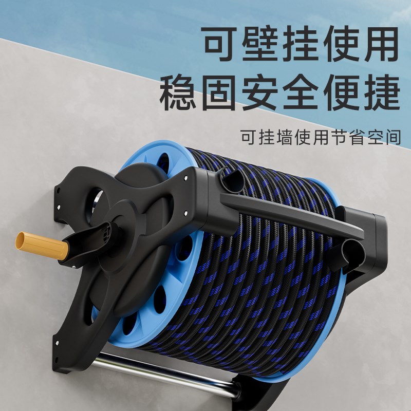 热销洗车高压水枪喷枪水管软管收卷器增压浇花神器洗地家用强力洗
