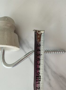 热销2号弯钩瓷瓶 PD-2弯钩瓷瓶 PD-2W 低压针式绝缘子线路老式绝