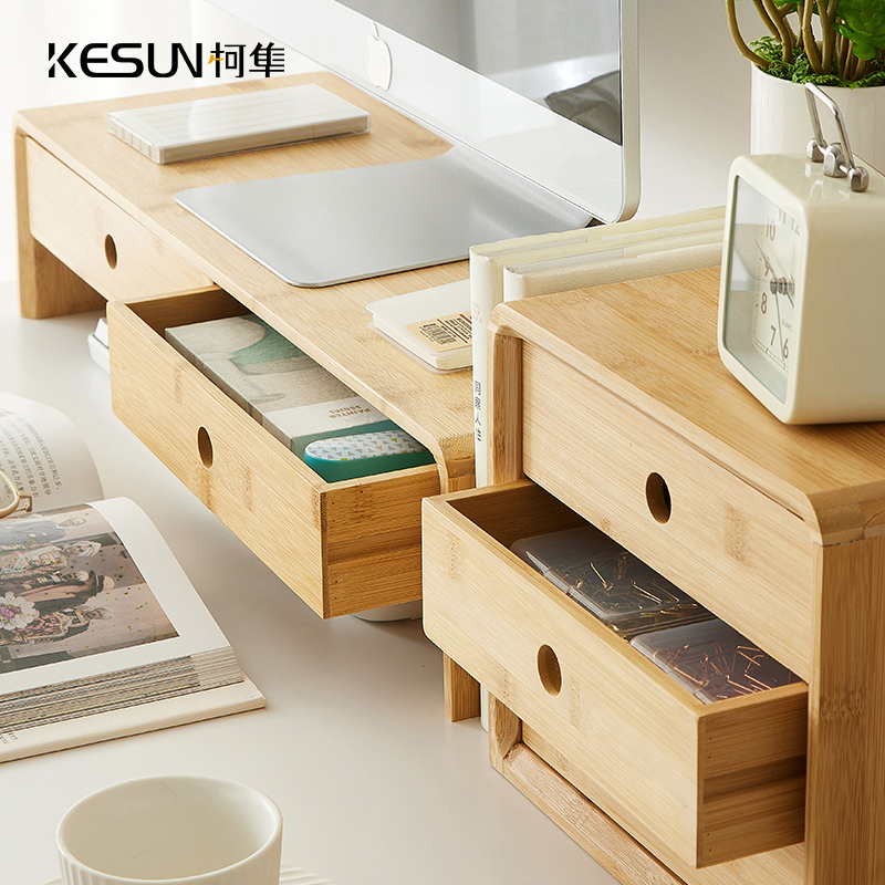 热销电脑增高架显示器增高架办公桌收纳置物架台式电脑显示屏幕增