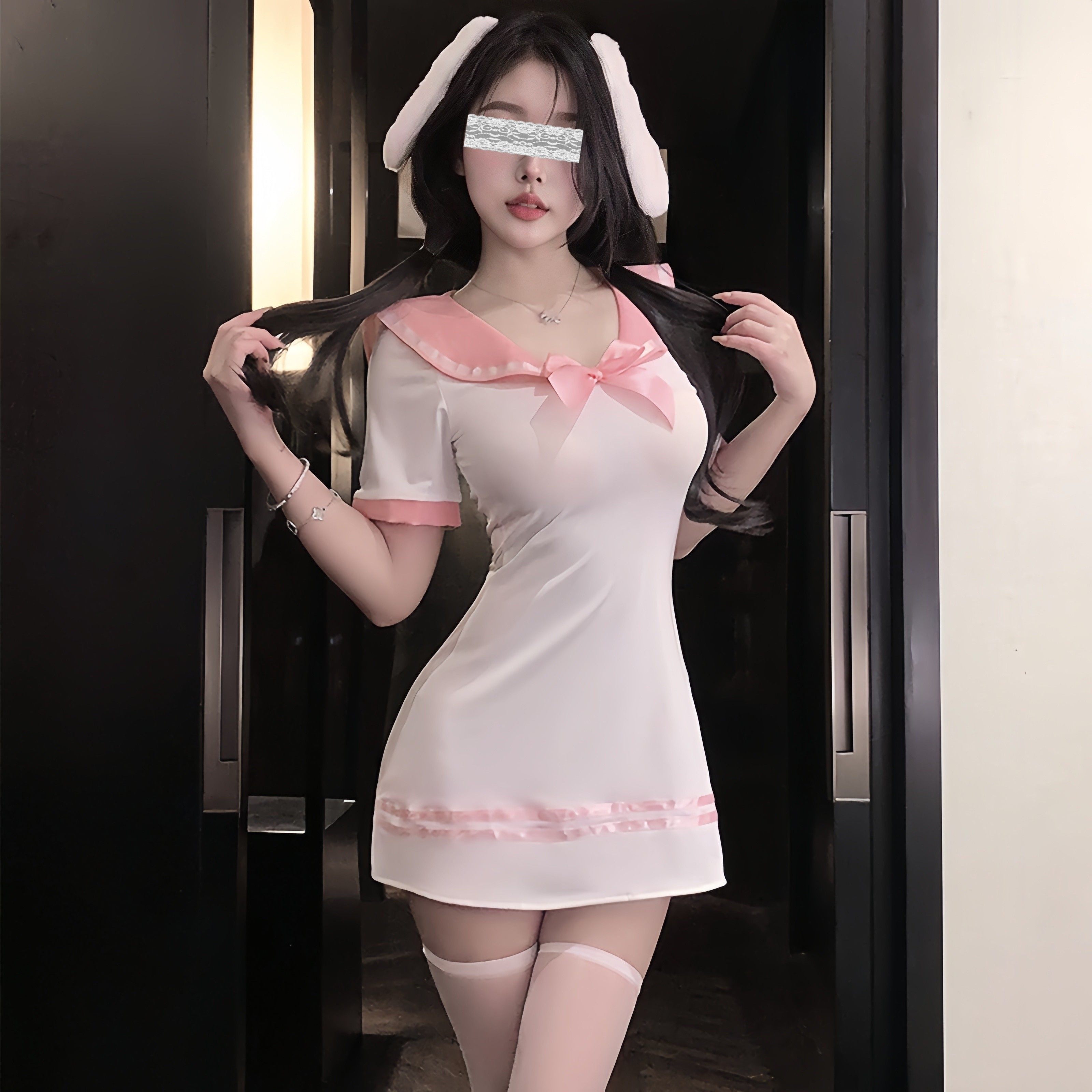 性感学生水手服cos装诱惑校园风纯情女友连衣裙床上纯欲情调qqny