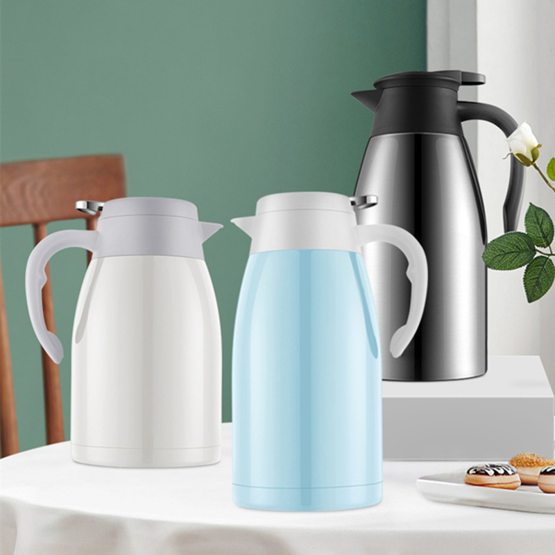 304不锈钢大容量保温壶热水瓶茶壶家用商用暖开水壶定制刻印字2L