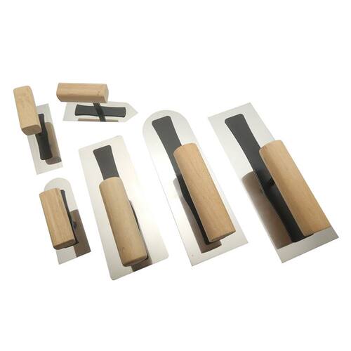 极速矽藻泥专用收光刀贝壳粉施工工具日式不锈钢收光抹子迷你收光