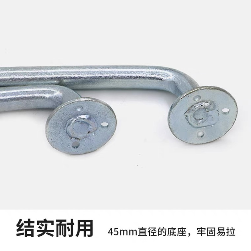 铁拉手实心圆钢门拉手镀锌拉手焊接工业厂房门大铁门移门配件大全