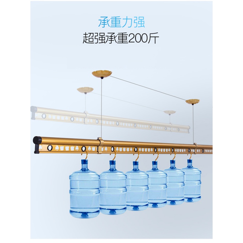 阳台手摇升降晾衣架钢丝绳室内晾衣杆更换配件304不锈钢316钢丝线