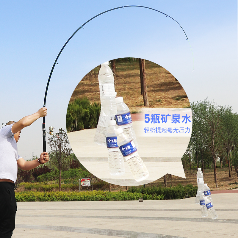 路亚小海竿超硬便携短节甩杆迷你钓鱼竿抛竿远投矶竿海杆装备套装