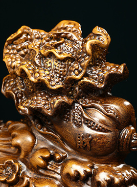 五福临门招财葫芦白菜摆件客厅玄关酒柜玉如意装饰品乔迁开业礼物