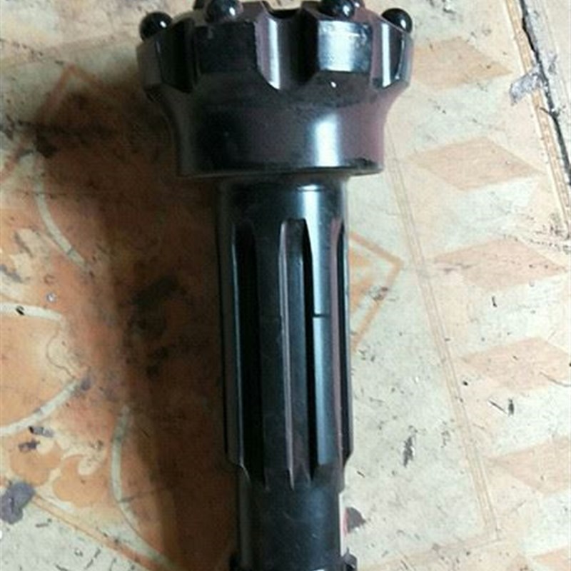 。黑金钢新金钢潜孔钻头76 90 100 110 120 10 140 150钻头冲击器