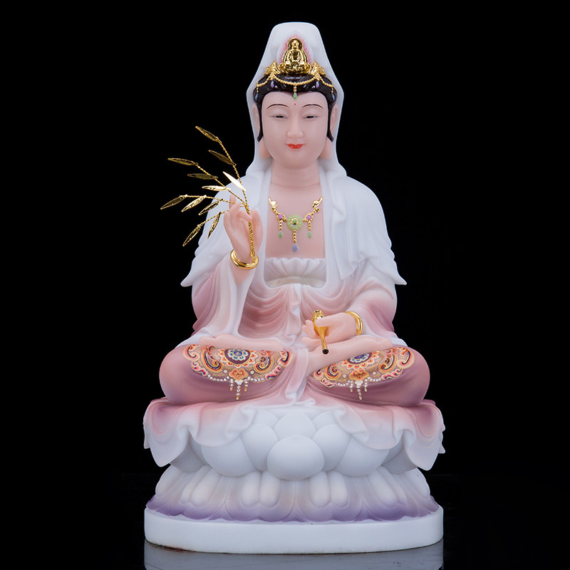 好货汉白玉全佛堂家居供奉观音佛像释迦牟尼佛像地藏王菩萨弥勒佛