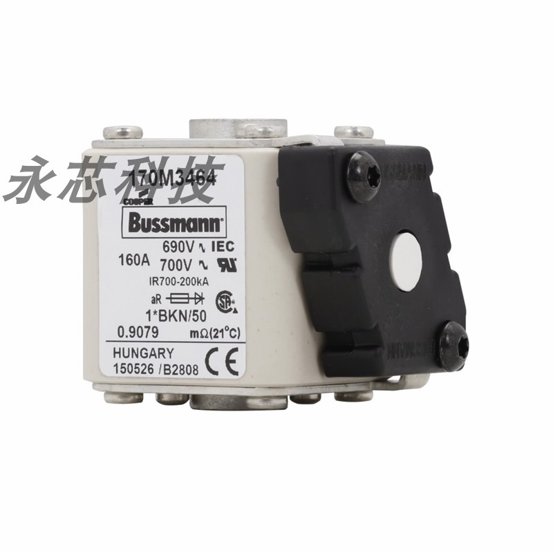 170M3464 巴斯曼直流熔断器陶瓷保险丝熔断器熔芯快速熔断体低压