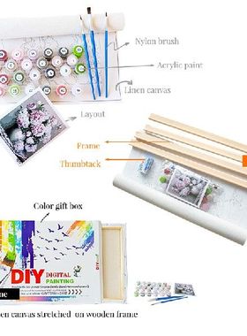 40X50cm Olieverf Nummers Bloem En Vrouwen Diy Verf Door