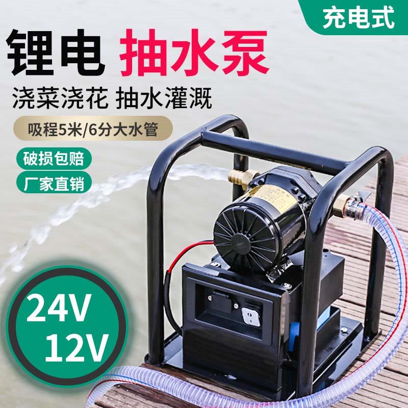 充电式抽水泵高压农用锂电自吸抽水机浇菜浇地神器灌溉电瓶浇水机