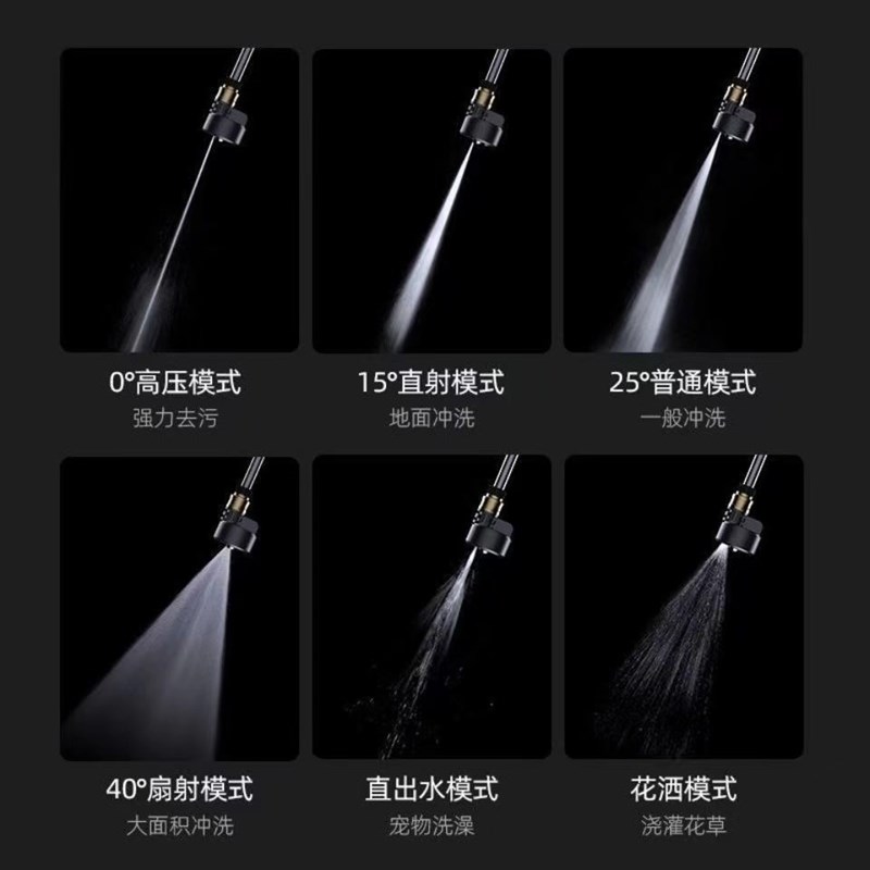 无线锂电洗车机六合一通用枪头洁云徕本指南车关心极光多功能喷头