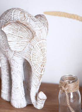 热销你可居大象创意摆件家居装饰品客厅办公室桌面电视柜民宿北欧